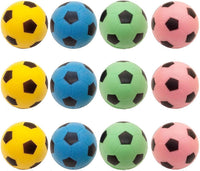Foam Soccer Balls Cat Toys 100 Pack - 12 Pack