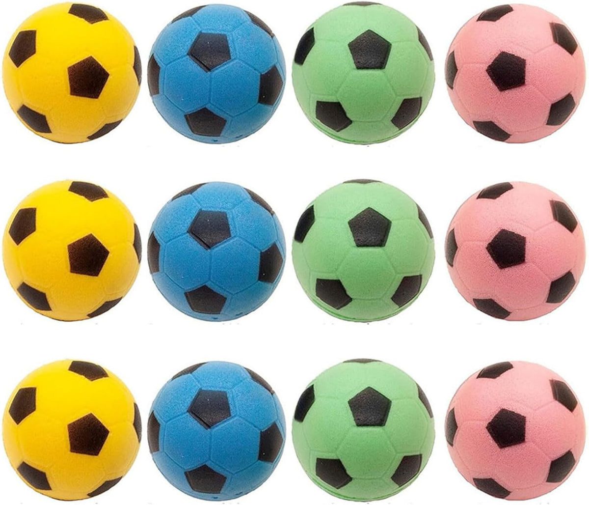 Foam Soccer Balls Cat Toys 100 Pack - 12 Pack