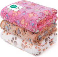 Luciphia Dog Blanket 3 Pack - 41x31 inch (Pack of 3) / Paw