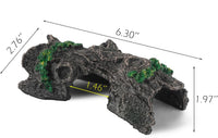 IBWell Aquarium Wood Fish Tank Decorations，Resin Fake Logs Terrarium - 6.3"*2.0"*8.9" - image 3