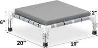 Elevated Dog Bed, Raised Cooling Lifted Dog Cot for Indoor & Outdoor – Essentials for Dogs - Cushion / S:20'' x 20'' x 8'' - image 4