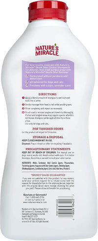 Nature's Miracle Skunk Odor Control Shampoo & Conditioner - Lavender / 32 oz - image 2