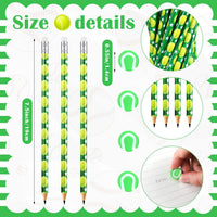 Tinlade 72 Pcs Sports Pencils and Erasers for Boys, Party Favors – Fun for Kids & Family - Tennis - image 2