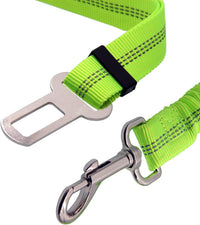 2 Dog Car Harness Seatbelt Seat Belt Leash Travel Accessories Bungee - Green / 2 Packs - image 2