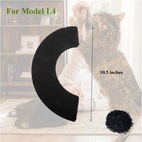 6 Pack Charcoal Cat Litter Box Replacment Filter Hooded Cat Litter - L4 Filters - image 4