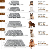 Mora Pets Cat Bed Ultra Soft Dog Crate Pad Star Print 14 x 17.5 inch - 24-Inch / pack - Grey/Grey - image 3