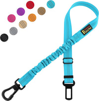 Plutus Pet Dog Seat Belt for Car - Cyan