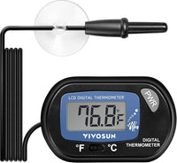 VIVOSUN 4-Pack LCD Digital Aquarium Thermometer – Essentials for Fish - 1 pack