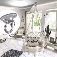 2Pack Heavy Duty Swing Hanger 180° Ceiling Swing Mount 2000 LBS - Silver Swing Hanger (2pack)