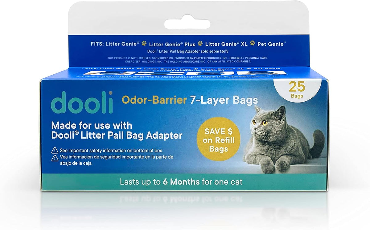 Cat Litter Pail Refills, Fits Litter Genie & Plus