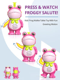 Inspireyes Kids Walkie Talkies - Green + Pink Trio / 3 Pack - image 2