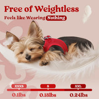 rabbitgoo Step-in Small Dog Harness - Red / Xl(chest:20.0"-21.8") - image 2