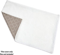 MidWest Homes for Pets Quiet Time Reversible Crate Pan Cover 36' - Mushroom Diamond/Fleece / Crate Pan Cover 42" - image 3