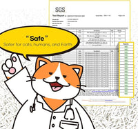 I'm Gonna Pee, DOOBIT Tofu Cat Litter 100% Natural,1.5mm Fine Cut,Toilet Flushable,Solubility in Water,Clumping,Ultra Absorbent, Really Dust-Free,Less Scattering,Safe for Environment (5.7lb x 4pack)
