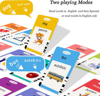 Startcan Talking Flash Cards for Toddlers 1 2 3 4 5 - 516-bilingual-pink (New Abc+123+ 4 Songs) - image 3