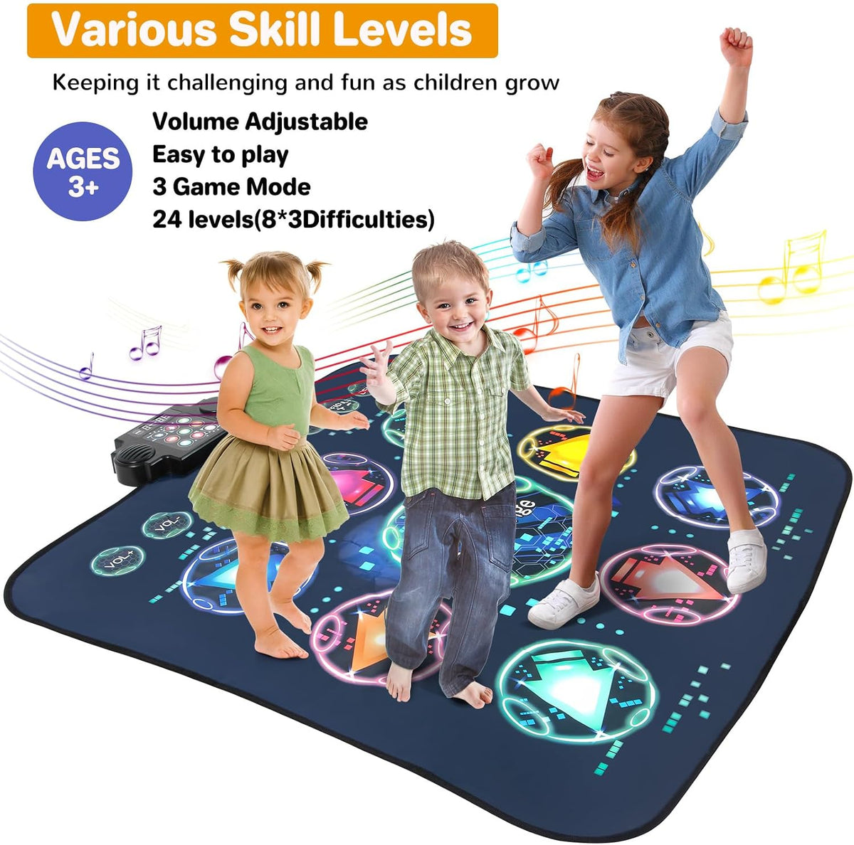 Dance Mat, Electronic Dance Mixer Rhythm Step PlayMat - 1player - image 4