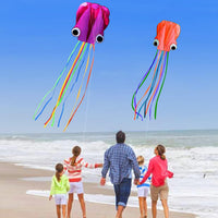Hengda Kite Soft Octopus Kite Series - 2 / Orange+Purple - image 2