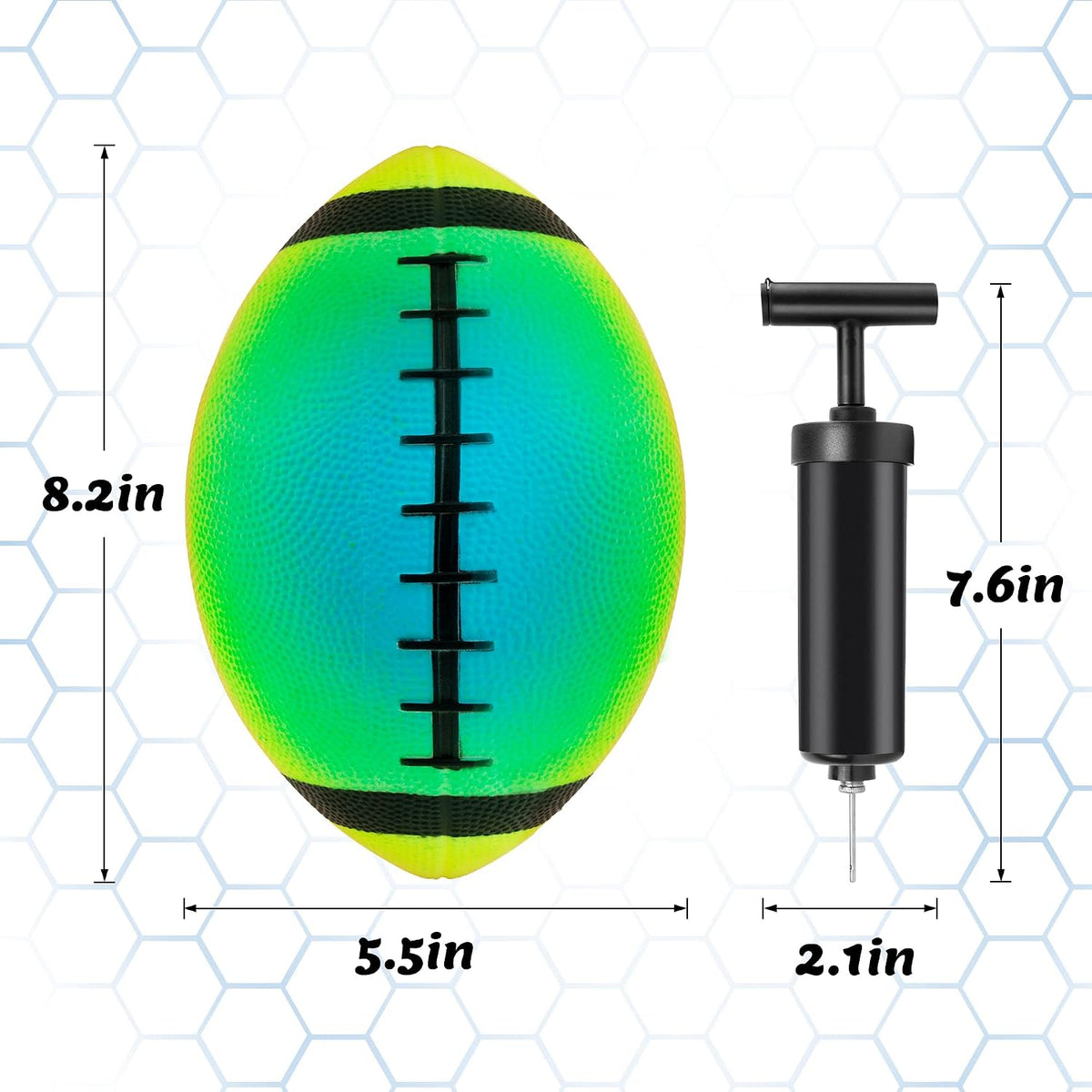 Homotte 4 Pack Rainbow Sports Balls - image 4
