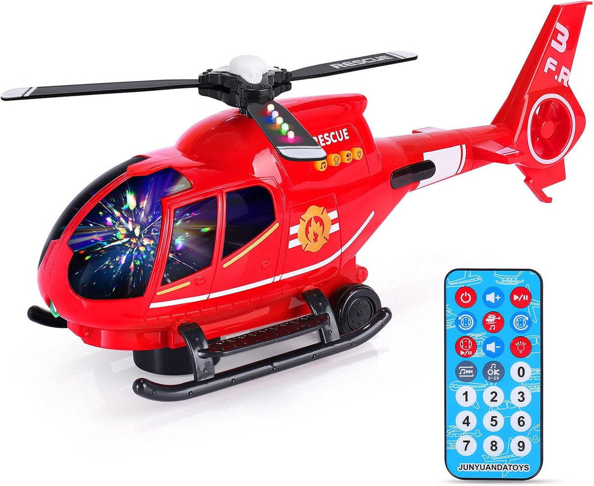 ele ELEOPTION Airplane Toy Infrared Remote Control Plane Toys - Airplane Red
