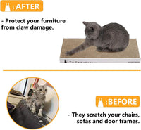 Oval Sturdy Cat Scratching Cardboard Pad Breathable Cat Scratch Pad - Scratch Pad - 1 pc - image 4