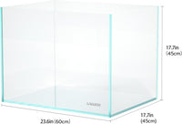 Aquarium 75H 37 Gallon Ultra Clear Glass Rimless Fish Tank – Essentials for Fish - Standard / 30Gal W23.6×D17.7×H17.7 in(60x45x45cm) - image 2