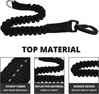 Long Dog Leash 15 FT: Heavy Duty Rope Leashes for Dogs Training - Black / 30ft*1/3'' - image 3