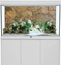 Stone Aquarium Backdrop Rock Wall Fish Tank Background 72x24 - 72x24in/180x60cm - image 2