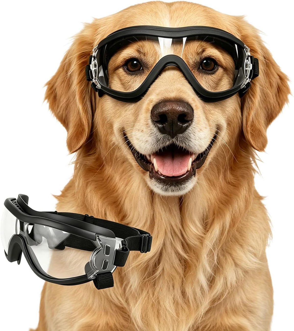 Enjoying Clear Dog Goggles Medium to Large Breed - Ultra Clear / Large Breeds