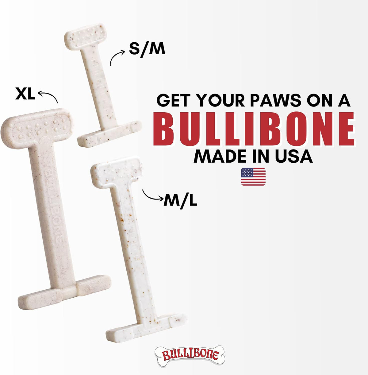 Bullibone Nylon Dog Chew Toy for Aggressive Chewers - Bacon / Small - Single - image 3