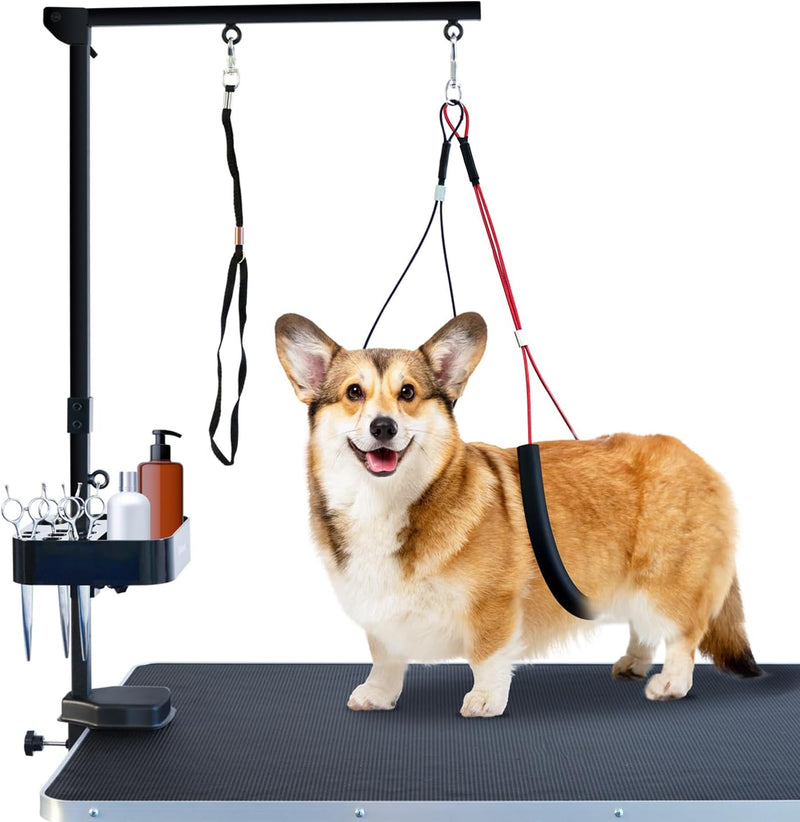 Pet Grooming arm with clamp for Large and Small Dogs, Black