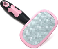 Pet Steam Brush for Dogs & Cats - Large / Pink