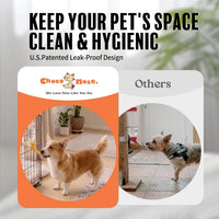 Choco Nose Patented No-Drip Dog Water Bottle/Feeder for Dogs/Cats - C590 Orange / Small Sized Dogs and Cats-10.2 fl.oz - image 2