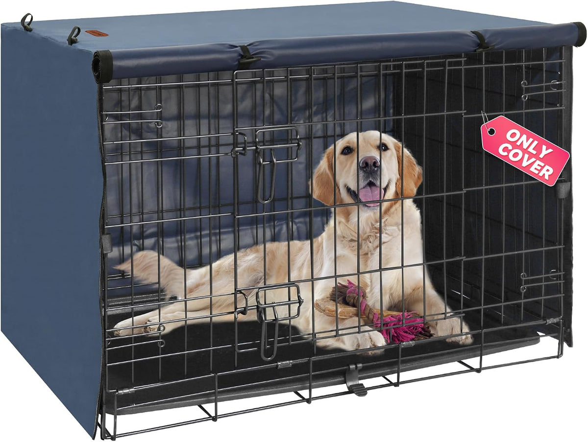 Dog Crate Cover, Kennel Covers Fit for 30 Inch Dogs Crate - Blue / 24 Inch