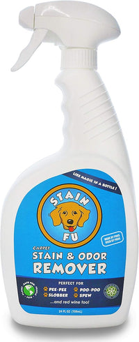 Pro Strength Carpet Odor & Stain Remover Works Like Magic in a Bottle on Tough Urine Feces Vomit and Even red Wine Too! 24 fl.oz