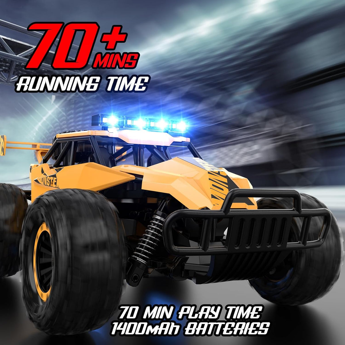 BLUEJAY Remote Control Car - Matt Yellow - image 3