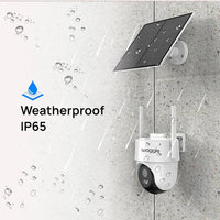 Waggle RV Pet Temperature Monitor + 4G Security Camera with Solar Powered Panel - Supports Multi-Carrier Network