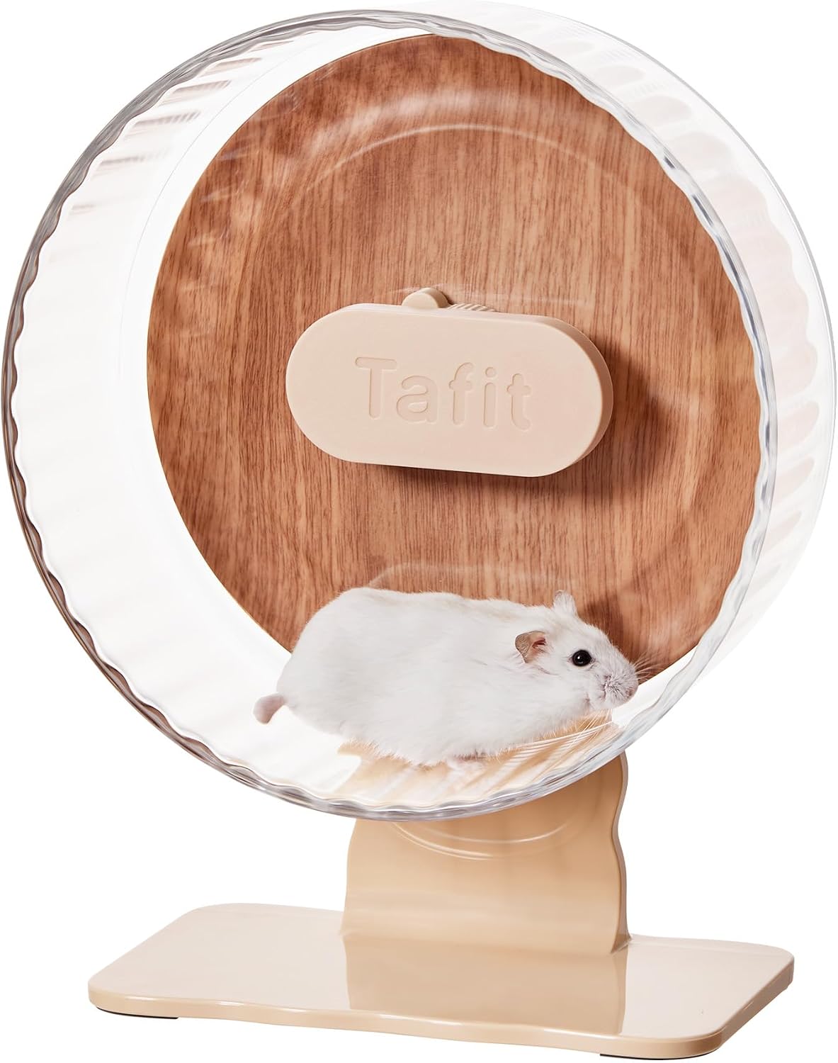 Super‑Silent Hamster Exercise Wheel - 8.7inch / Warm Brown