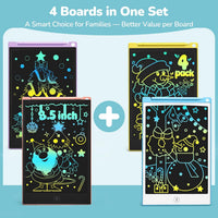 TECJOE 4 Pack LCD Writing Tablet for Kids - Blue & Pink & Purple & Green - image 2