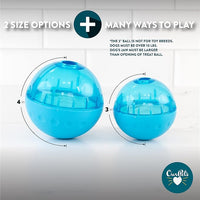 OurPet's IQ Treat Ball Interactive Food Dispensing Dog Toy , Assorted Colors