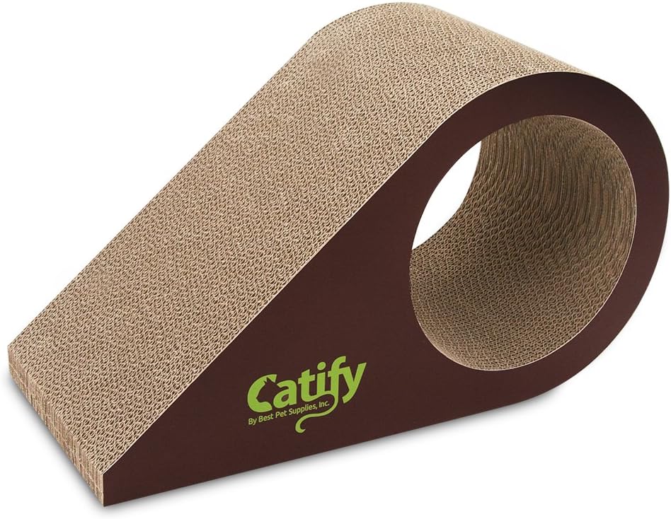 Catify Spin n' Scratch Cat Scratch Pad Refill, Round - Droplet