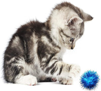 20 Pcs Assorted Color Flash Balls Cats Toy Balls – Essentials for Cats - 2 Inch (Pack of 20) - image 4