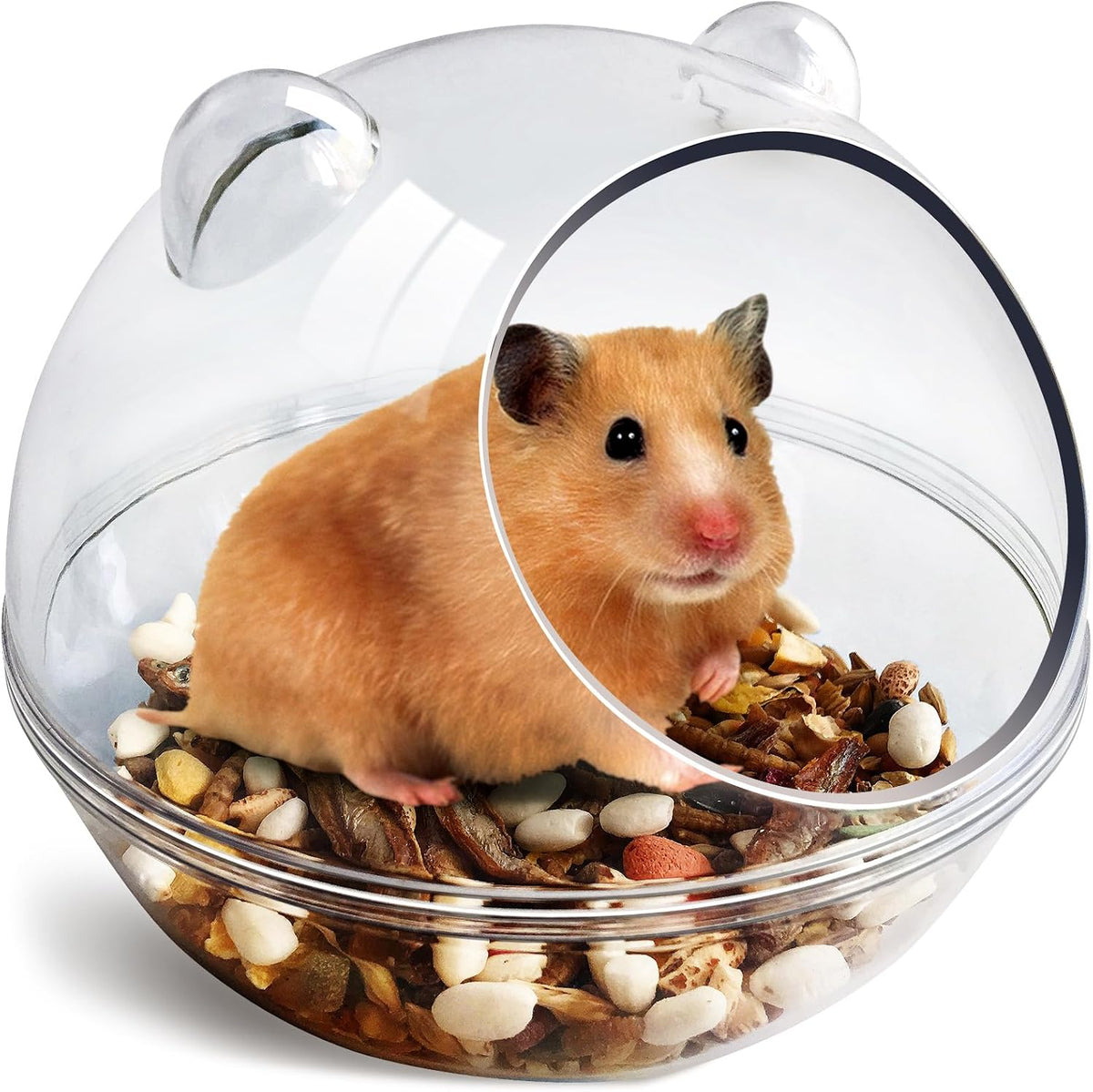 Hamster Bathtub, Hamster Bathroom, Sand Bath Container - S 4.4x4.4x3.5 inch - image 2