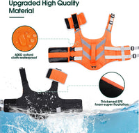 Kuoser Reflective Dog Life Jacket - Xs (Chest Girth:12.9-18.1'') / Orange Surge - image 3