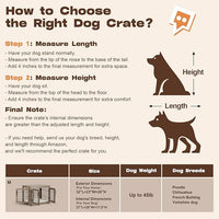 Dog Crate Furniture with Cushion, 32 inch Wooden Kennel Table with Double Doors, Indoor Dog House End Table for Small/Medium Dog, Grey (32x23x26in)
