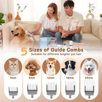 HEAPETS Dog Grooming Vacuum Kit - Blue - image 3