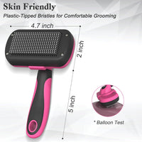 Dipoo Self Cleaning Shedding Brush - Pink - image 4