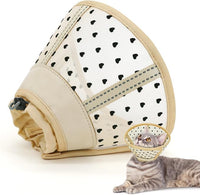 Supet Cat Cone Collar After Surgery, Soft Mesh Recovery Collar for Cats to Stop Licking and Scratching, Plastic Cone Alternative for Small Dogs, Medium, Large Cats