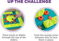 Outward Hound by Nina Ottosson Multipuzzle Level 4 Expert Dog Treat Puzzle for Enrichment, Blue