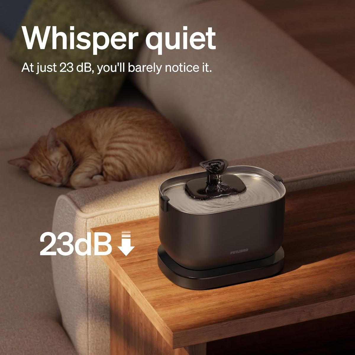 PETLIBRO Cat Water Fountain - Black / Cordless fountain - image 4