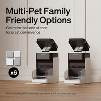 PETLIBRO RFID Automatic Cat Feeder - Brown / Feeder+Desiccant - image 2